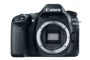 Canon Digital SLR Camera Body EOS 80D with 24.2 Megapixel (APS-C) CMOS Sensor and Dual Pixel CMOS AF