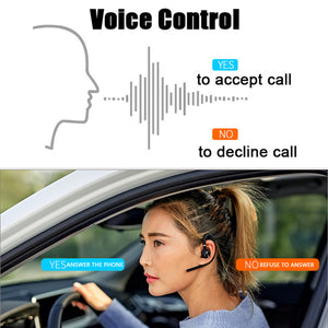 DAONO Voice Control  Bluetooth Earphone Sport